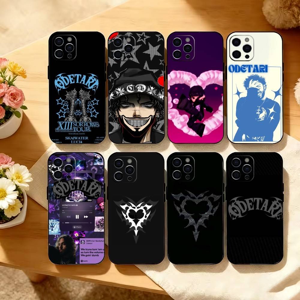 R-Rapper O-Odetari Phone Case For iPhone 17,16,15,14,13,12,11 Plus,Pro Max,XS,Soft Silicone Black Cover