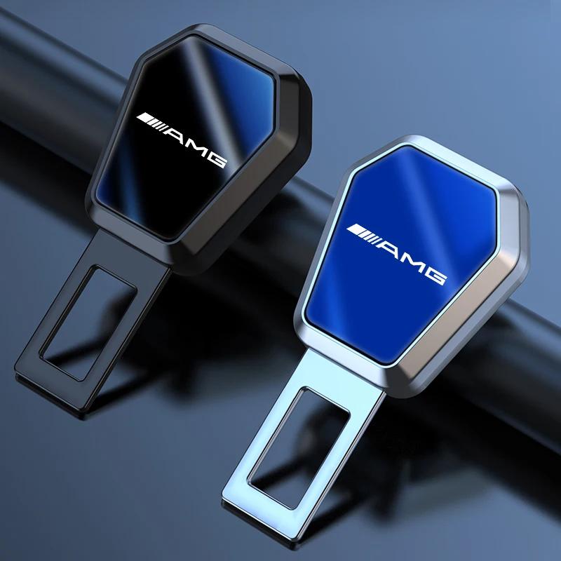 EXY1 2025 Hot Car Safety Seatbelt Lock Buckle Extension Plug Seat Belt Clip Extender For Mercedes Benz AMG W204 Class A W213 W220 CLS
