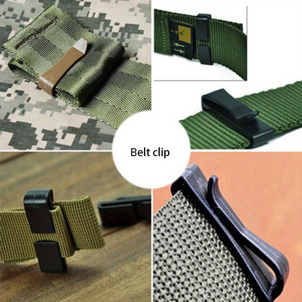 5pcs Webbing Buckle Strap Belt End Clip Adjust Keeper Backpack Bag Buckles Outdoor Camping Hiking Buckle