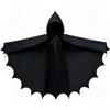 Halloween Bat Cloak For Women With Hood Cosplay Costume For Costume Party