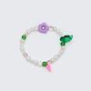 Water Pearl Flower Clover Bracelet