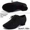 Women's Dance Shoes Black Modern Ballroom Salsa Shoes Adult Tango and Ballroom Sneakers