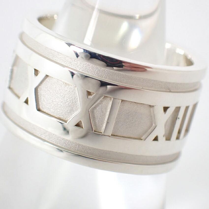 [Used] TIFFANY 925 Atlas Wide Ring, Size 14.5, J44-3