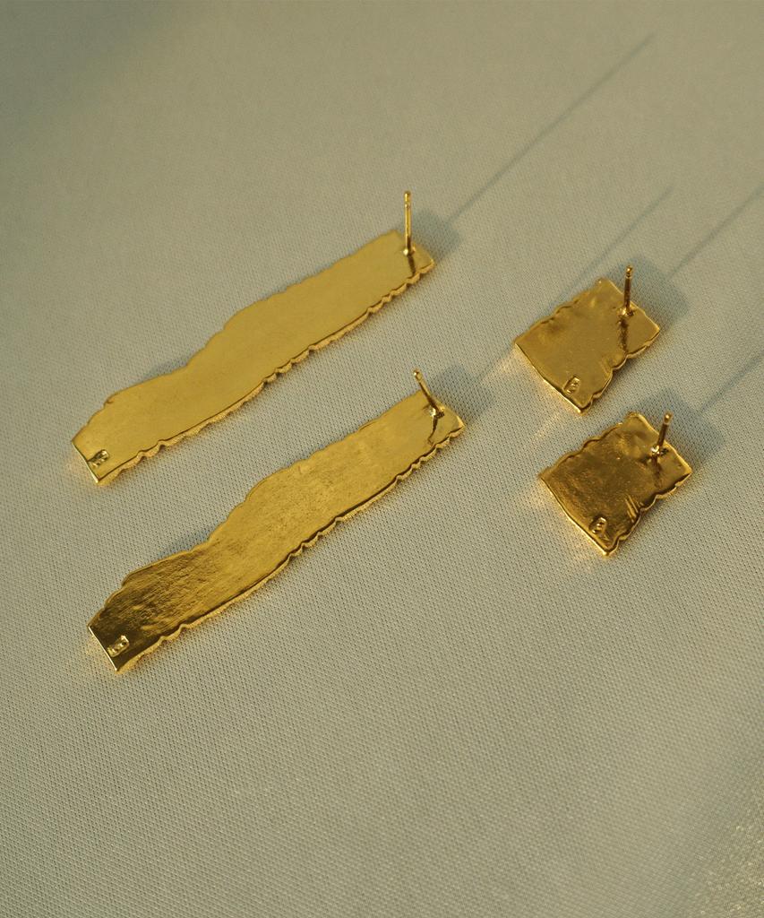 Bizarre Jewelry Guilloche Earrings