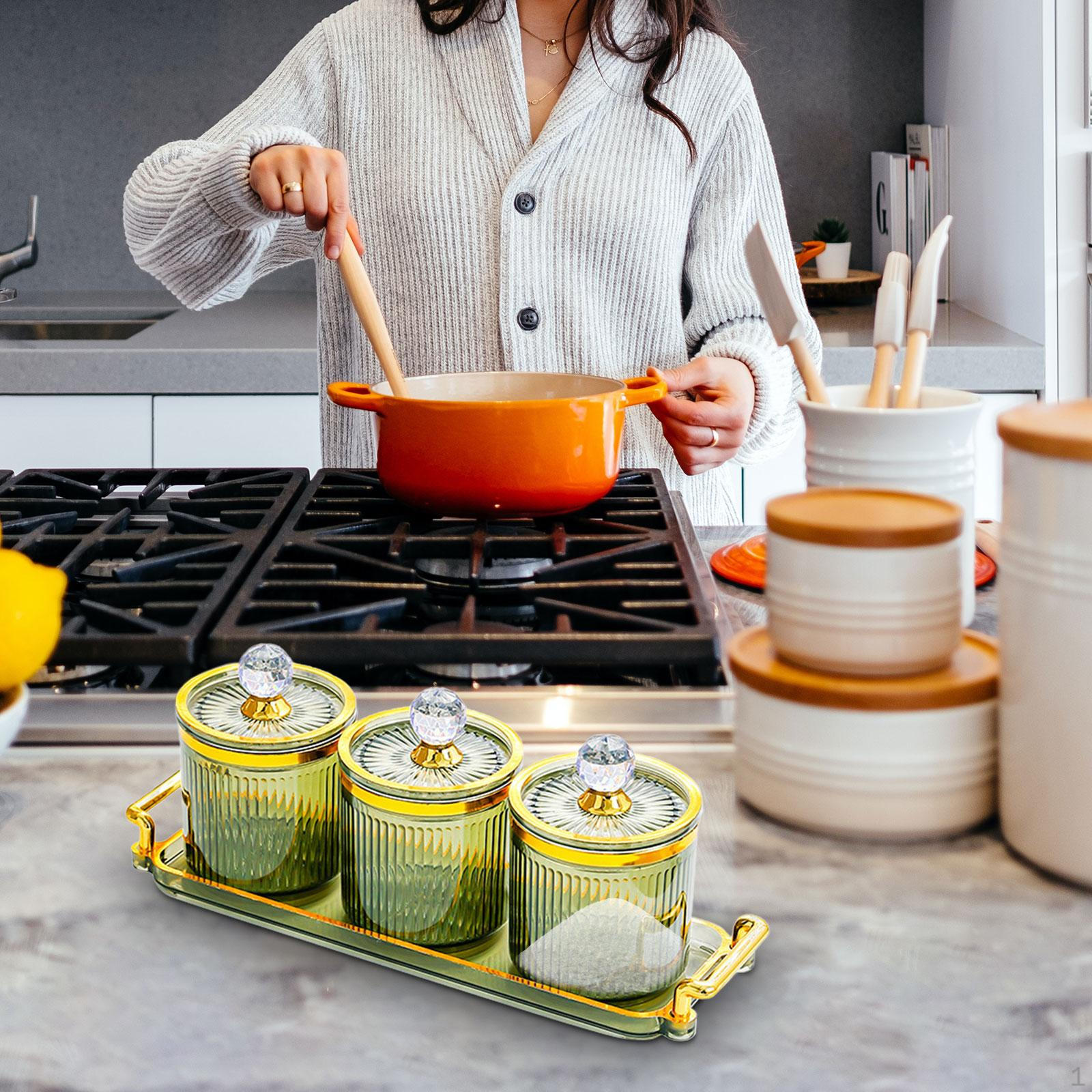 

Разделенные сервировочные блюда с крышкой Поднос для закусок Чаши для сухих фруктов и овощей Отделения для приправ Greeny 3 Grids