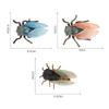 Jucărie pentru copii Model Știință și Educație Simulare Insectă Cicală Lumea Faunei Sălbatice Cicală Aurie Decorațiuni Ornamente pentru Masă cu Nisip