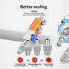 Luer Tracheal Fitting Connector M5 M6 M8 G1/8 G1/4 Male Female Double Thread for Pneumatic Air Hose Connection