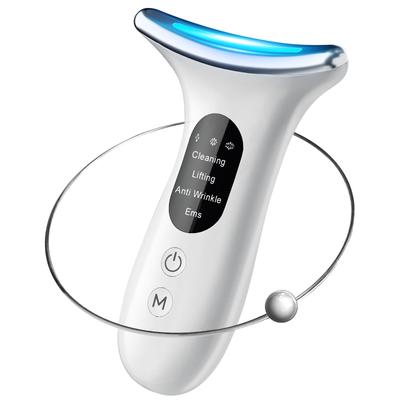 4-Modus Gesichtsschönheitsgerät für Gesicht und Körper, Lifting und mehr mit EMS, Multifunktionaler Gesichtsroller, USB-wiederaufladbar, Ultraleicht, Tragbar