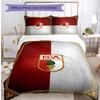 FC Augsburg FC Beddengoedset met Print (3 Delen) Ademende Dekbedovertrek met Kussenslopen Decoratief Beddengoed voor Slaapkamer Huis