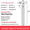 CNC T-Slot Milling Cutter with HTS Three-Sided Blade, Shank Thickness: 6, 8, 10, 12 Mm