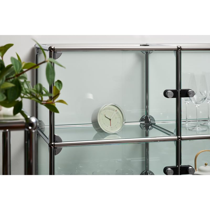 Lemnos Alarm Clock, Analog, Ento, Aluminum, Light Green, Luminous, ENTO NTL25-02 LGN