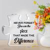 2D Flat Retro Puzzle Thank You Gift Acrylic Desktop Decoration, Suitable for Wall Decoration, Porch, Room, Villa, Accents Home, Hallway, or Workplace