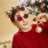 Christmas Glasses To Wear Funny Holiday Glasses Christmas Decoration Photo Booth Props Costume Accessories