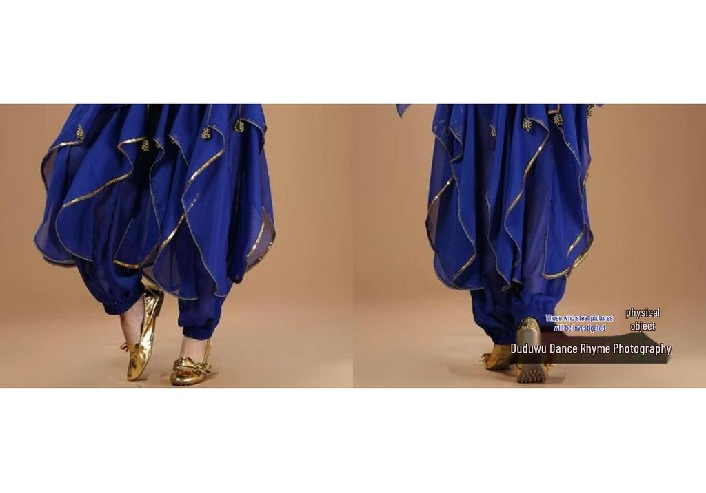 Ethnic Belly Dance Costume with Rotating Pants: Xinjiang & Indian Dance Performance Set