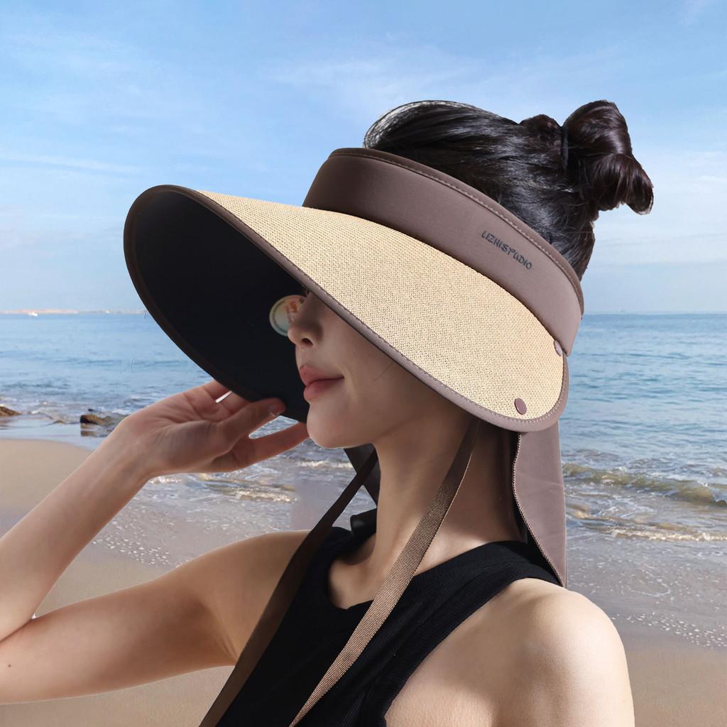 Womens Summer Fashionforward Sun Hat With Wide Brim And Comfortable Adjustable Size