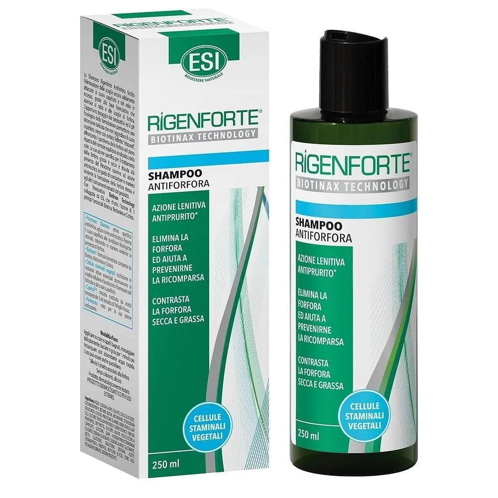 Шампунь ESI 250 мл 1 Упаковка Regenforte ESI - Rigenforte Шампунь против перхоти с Biotinax, Борется с волосами
