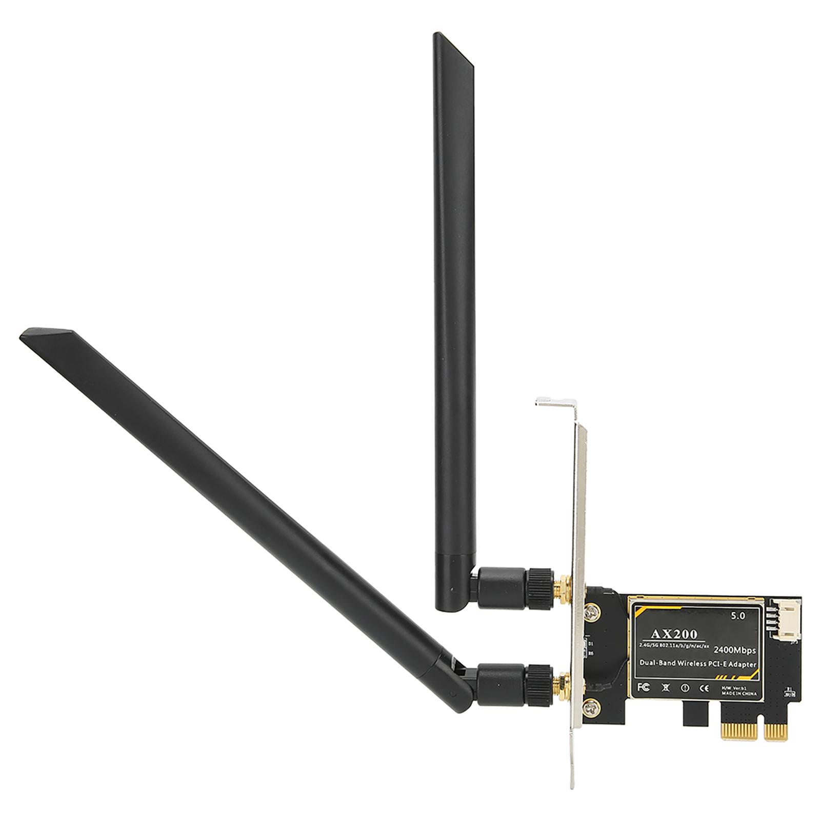 

Для Intel AX200 5G WiFi Карта Двохдіапазонна Bluetooth 5.1 PCIE Бездротова Карта з Антеною для Windows 10