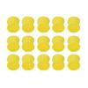100PCS Disposable Silicone Pigment Cup Large Eyebrow Eyeliner Lip Color Pigment Cups with Storage