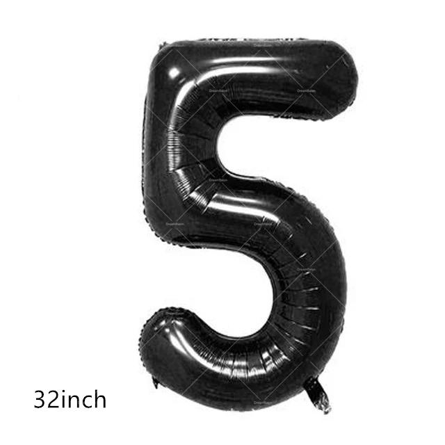 Ninjaed Go Balloons Happy Birthday Banner Legoed Party Decoration Supplies Backdrop Cake Topper Kids Spiral Disposable Tableware