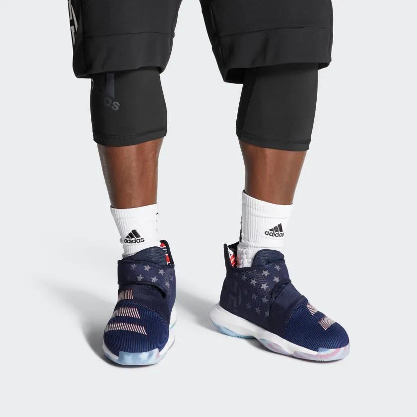 adidas Harden B / E 3 FIBA 'Ball Around The World' (Unisex) Navy / White / Red Basketball Shoes EG1540
