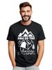 And So The Adventure Begins T-shirt - Funny and Outdoorsy! 100% Cotton, Funny T-
