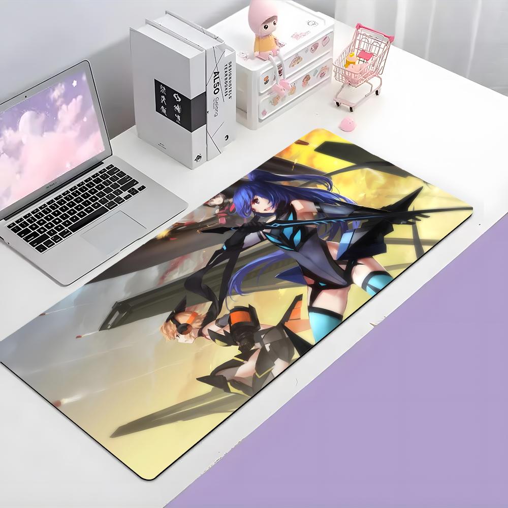 Cool Musical Anime SSymphogear Hibiki Tachibana Mouse Pad Large Gaming Mousepad With Thick Stitched Edge NonSlip Desk Mat