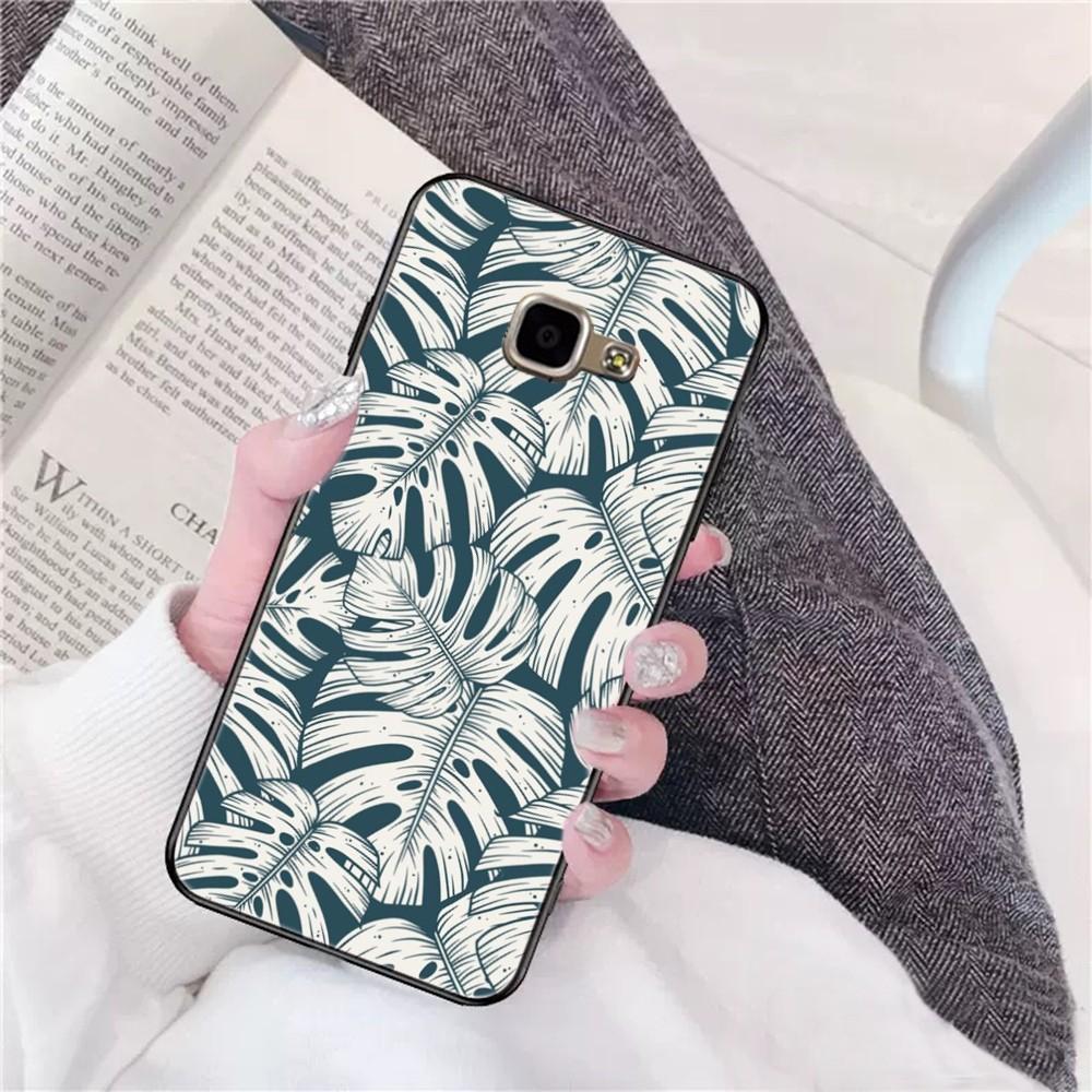 Leaves Monstera Green Phone Case For Samsung A 10 11 12 13 20 21 22 30 31 32 40 51 52 53 70 71 72 73 91 13 Shell