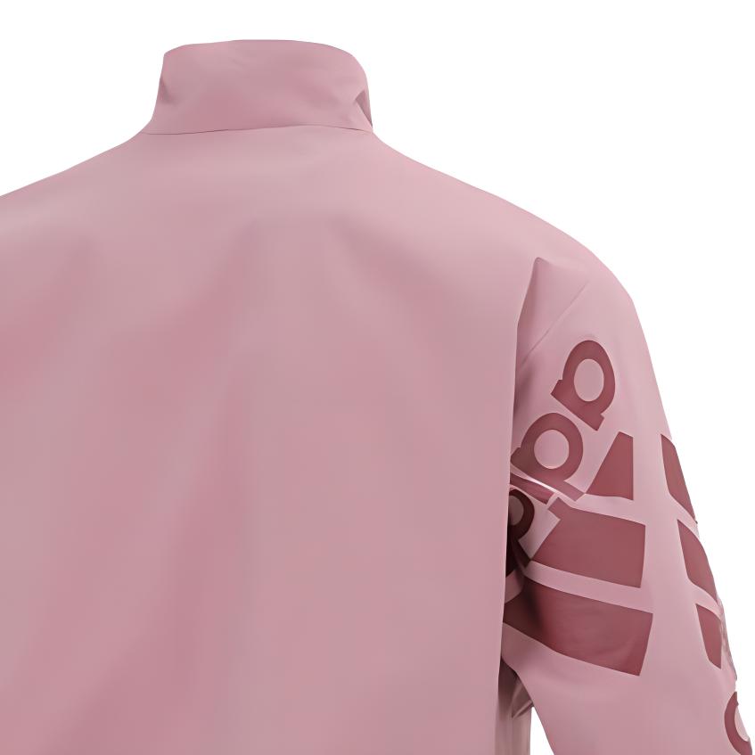 Adidas Large Logo Sports Training Jacket Men Outerwear Pink HE7459