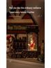 Vintage Light-Up Santa Claus Train Christmas Ornaments for Toddlers