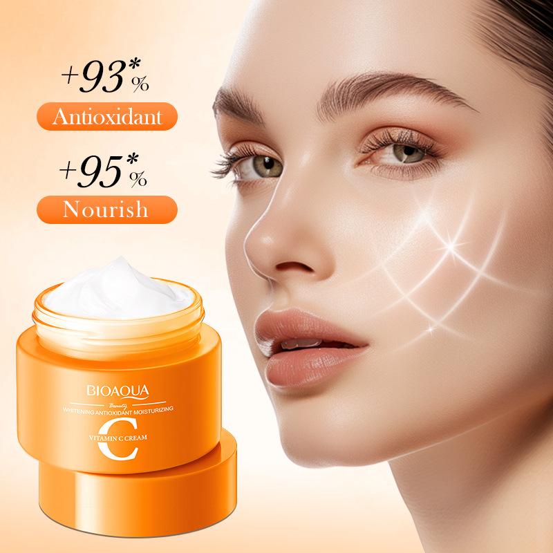 BIOAQUA Antioxidative Verjüngende Feuchtigkeitscreme Vitamin C Aufhellende Gesichtscreme