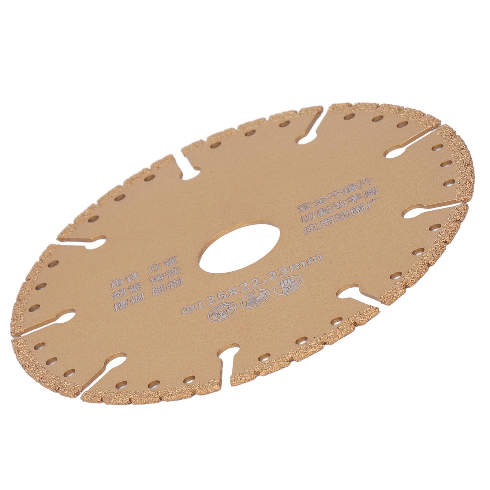 

Паяный пильный диск Многофункциональный отрезной диск для стали Металла Паяный отрезной круг 125 X