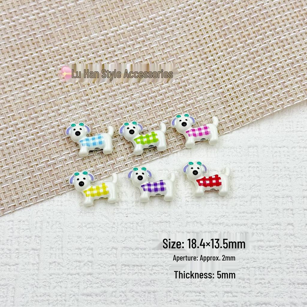 Cartoon-Welpen-Perlen für DIY-Schmuck & Accessoires