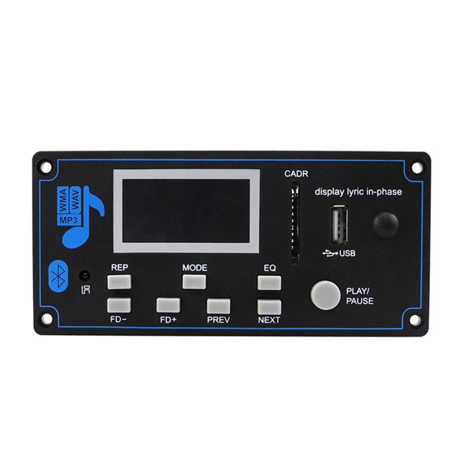 12V WAV WMA MP3 Dekodér Deska Bluetooth Audio Přijímač Dekodér Deska S Nahráváním Zvukový Zesilovač Modifikace DIY