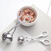 Non-Stick Kitchen Cooking Tools Meatball Scoop Ball Maker Mold Stainless Steel Meat Baller Tongs Cookie Scoop