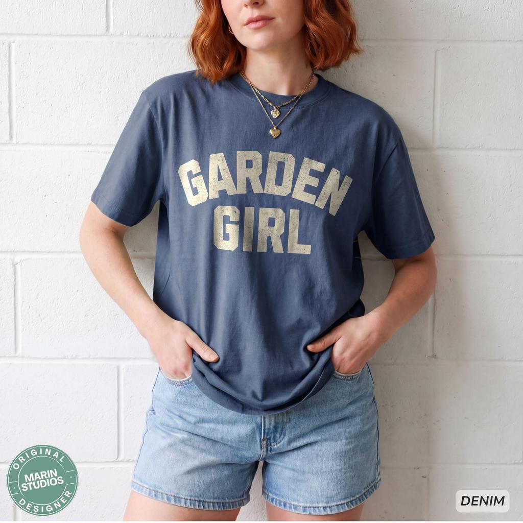 Garden Girl Shirt: Comfort Colors® Gardening T-Shirt for Women