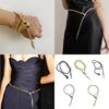 Novelty Snake Waist Belt Chain Vintage Aesthetic Rhinestones Jewelry for Jeans Body Jewelry for Women