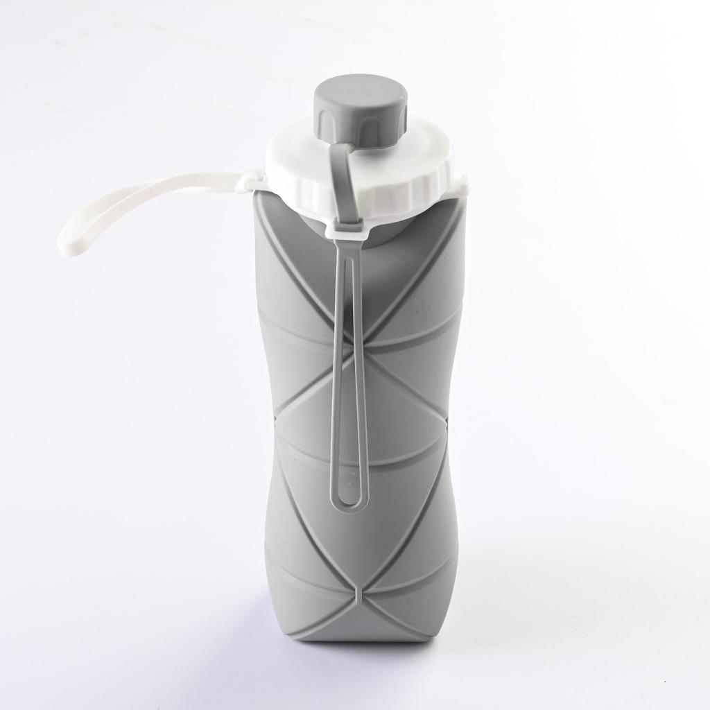 Silicone Collapsible Large-Capacity Travel Water Bottle – Portable, Heat-Resistant, Food-Grade Folding Sports Cup