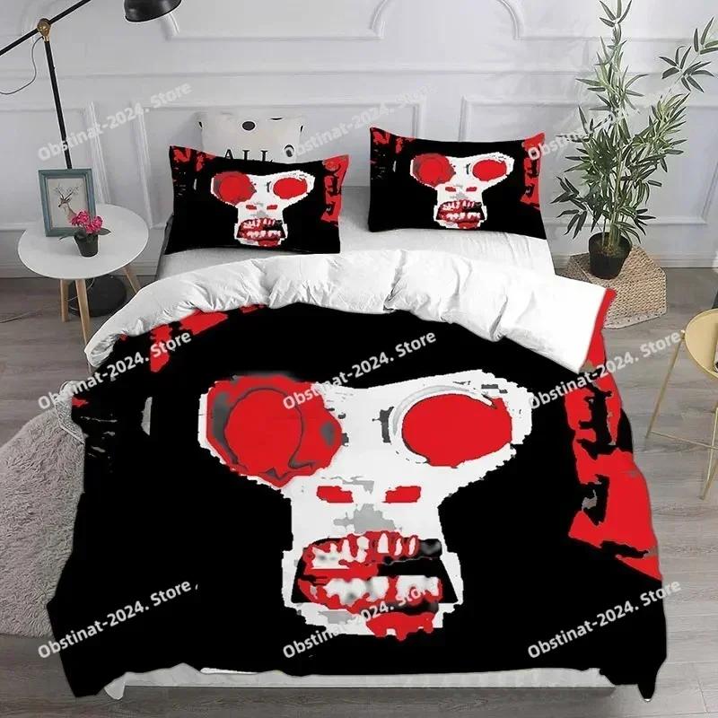 Fashion 3D Gorilla Tag Bedding Set Printed single Comforter Quilt Bed Cover Duvet Cover Pillow Case 3 Pieces Set Kids Adult Size