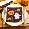 Halloween Themed Colorful Square Party Napkins