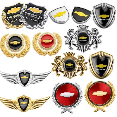1Pcs Metal Car Emblem Body Trunk Decoration Sticker For Cruze Captiva Lacetti Epica Silverado Trailblazer Colorado