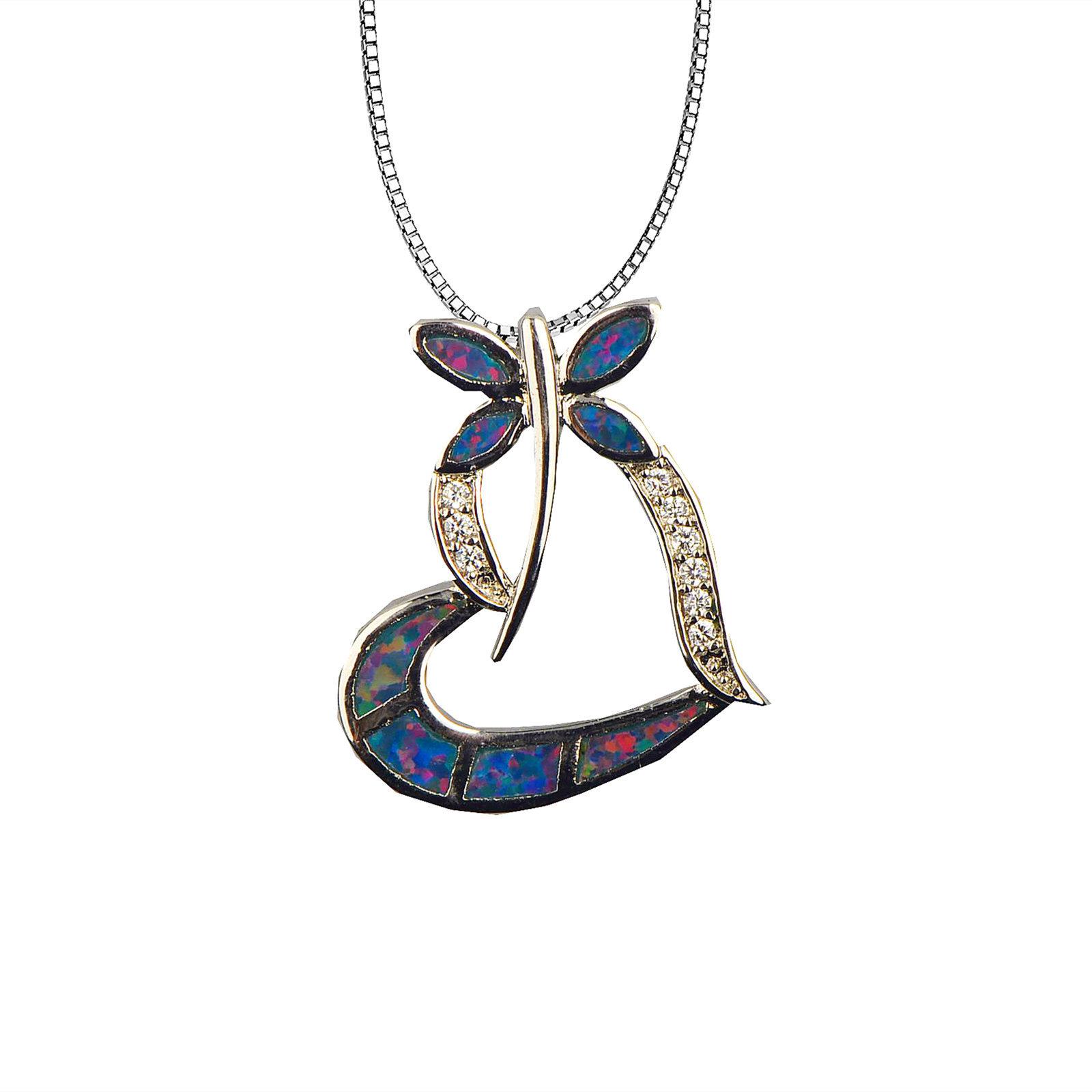 Aobao Christian Copper Sweater Chain Dragonfly Necklace with Dark Brown Dragonfly Pendant  Jewelry Inlaid with Opal 20inches&Fashion чёрный
