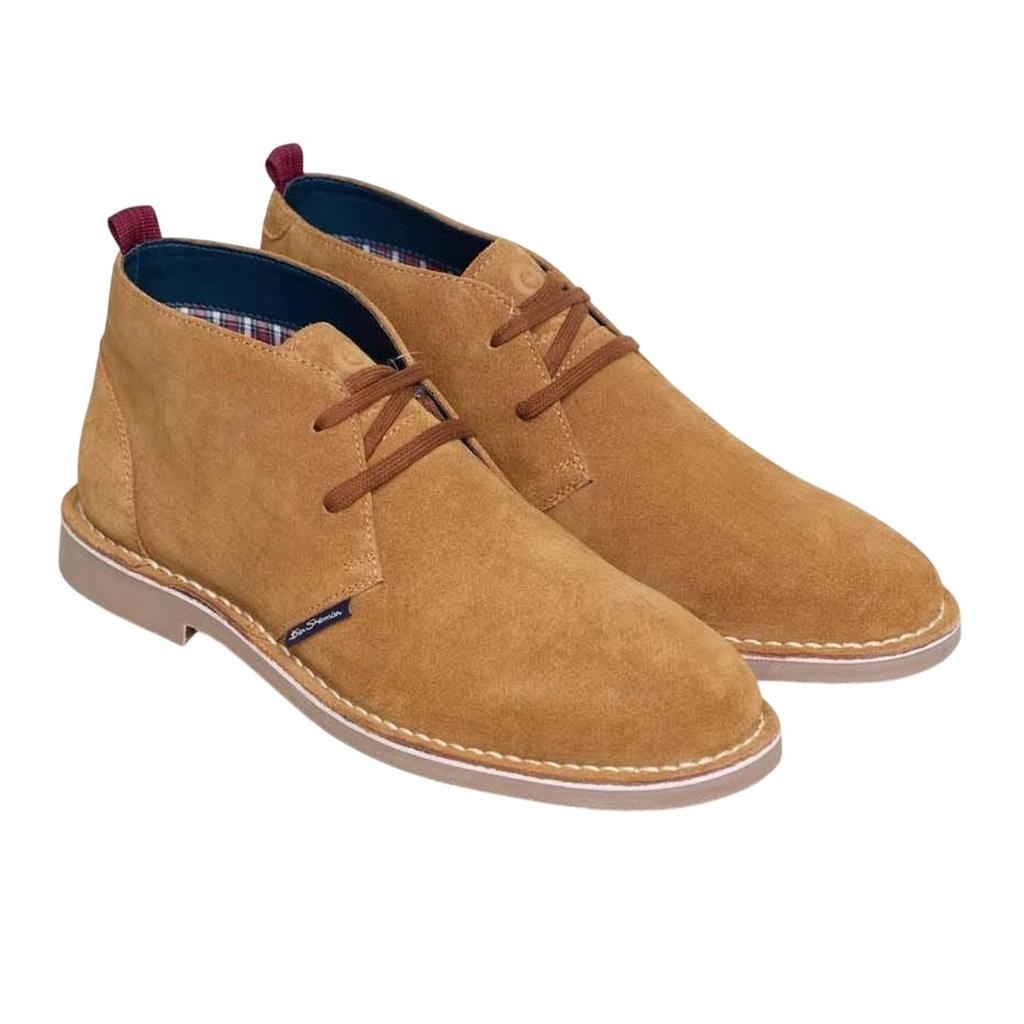 Ben Sherman Mens Hemmings Suede Desert Boots