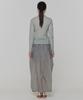 Amomento Layered Shirring Skirt_Grey