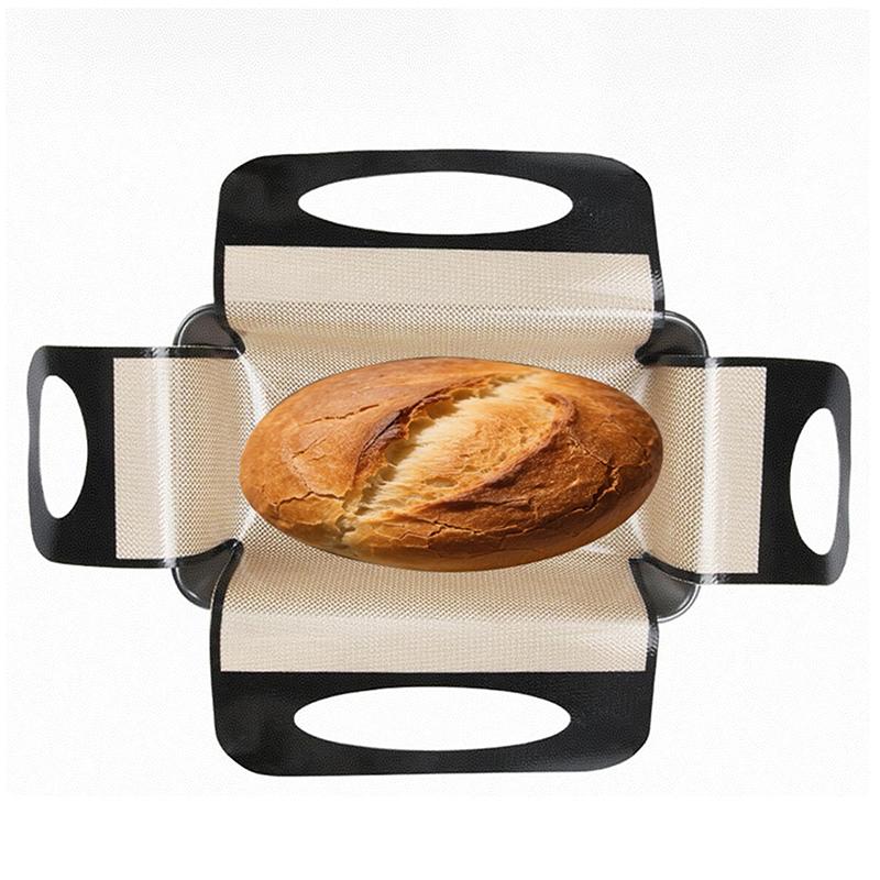 Reusable Silicone Bread Loaf Pan Liner, Food-Grade Silicone Bread Sling, Loaf Pan Lifters - Non-Stick & Easy Clean