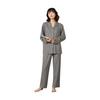 [Vulcanodon] Women's Loungewear, Pajamas, Open Front, Top and Bottom Set, with Pockets, Comfortable, Spring, Autumn, Winter, Moisture Wicking,
