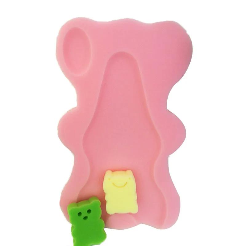 Sponge Baby Bath Mat Non-slip Sponge Mat Anti-skid Bathtub Infant Bath Pad Newborn Seat for Baby Care