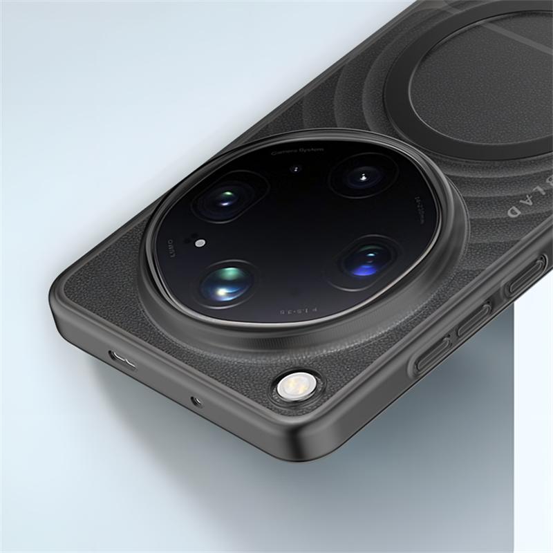 Luxury Translucent Ripple Pattern PP Phone Case for VIVO X300 Ultra for Magsafe Magnetic Charge Shockproof Ultra Thin Back Cover