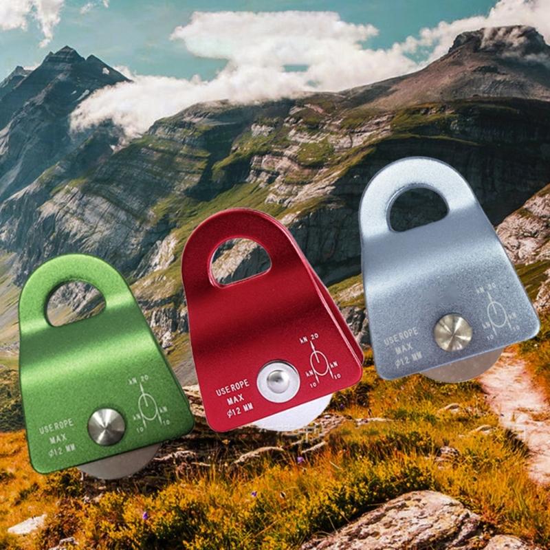 Practical Aluminum Descendings Device for Technical Climbing Gear and Safety Equipment Support 2000kg Statics Load