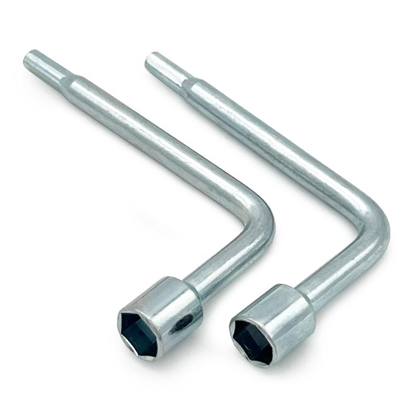 

2 Pieces Novelty Hand Tools 8mm Socket Wrench with 4mm Hex Key for Electric Grass Trimmer