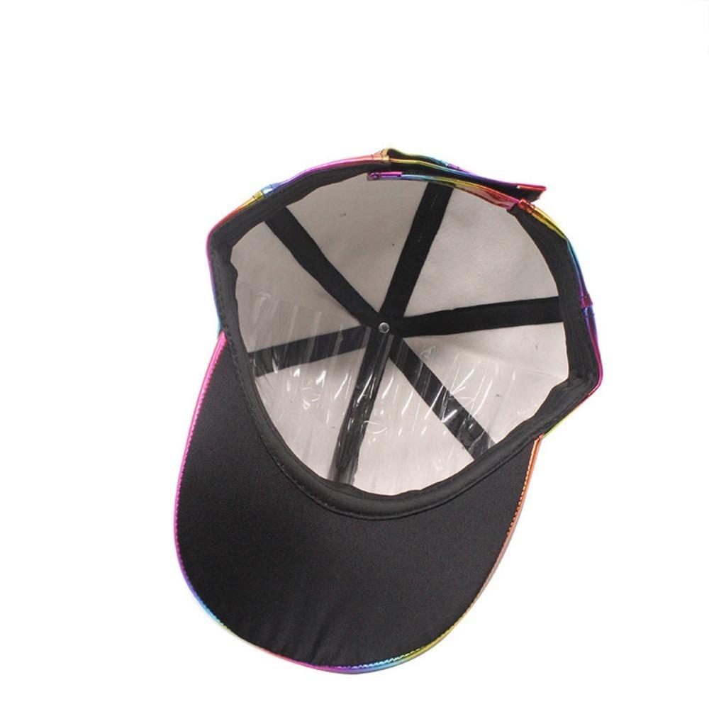 Fashion Rainbow Color Changing Hat Hip-hop Bigbang Sun Hat Back To The Future Street Dance Caps